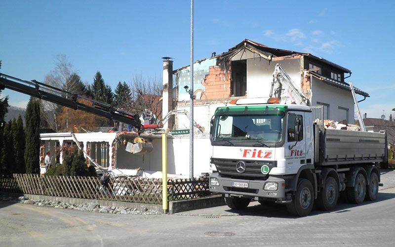 Abrissarbeiten in Lustenau und ganz Vorarlberg